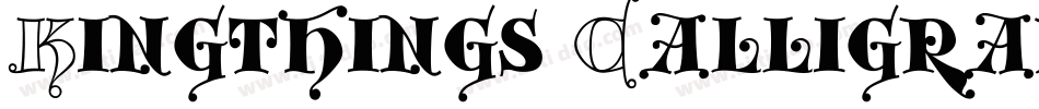 Kingthings Calligraphica Italic字体转换